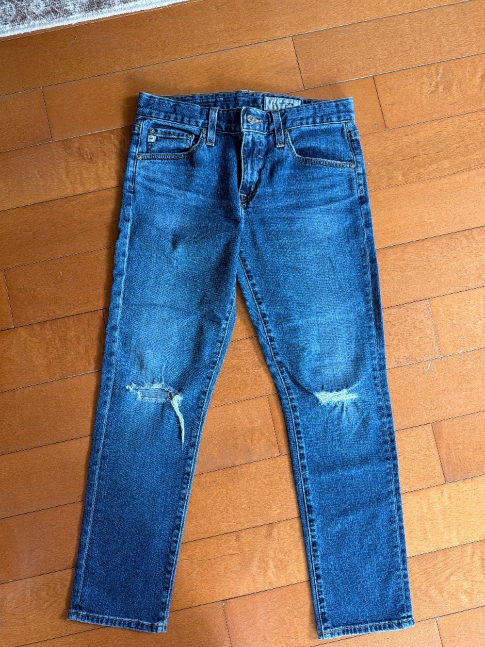 AG distressed jeans